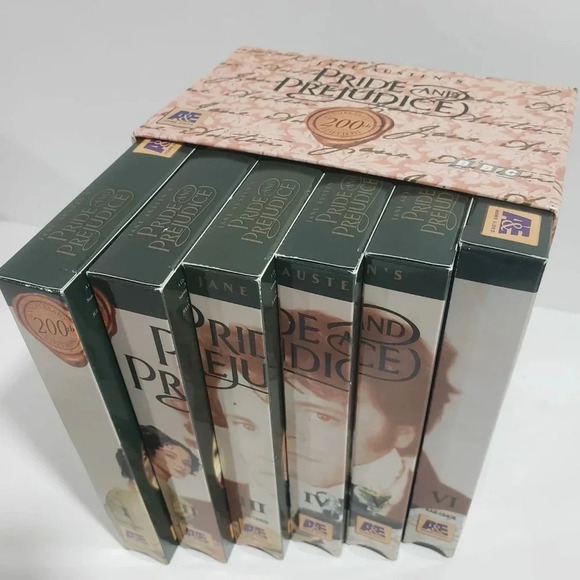 Pride and Prejudice Set  Of 6 Jane Austin's VHS Tapes. - Picture 2 of 6